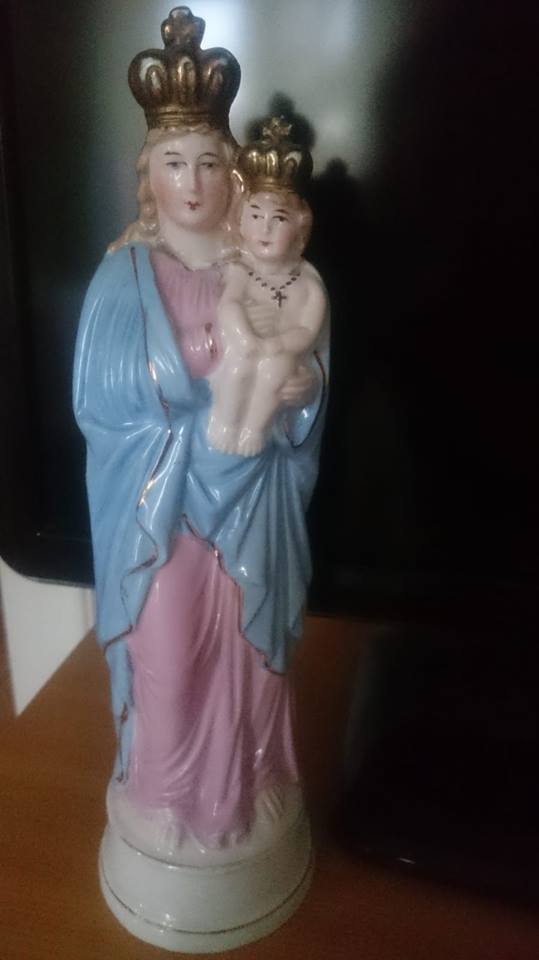 Matka Boží, kterou dostala v roce 1923 Gretl Pimper v Kladrubech, když se stěhovala do Vídně.
