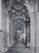 Klášterní kostel P. Marie, pohled do levé boční lodi. Foto z roku 1908.