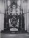 Klášterní kostel P. Marie, pohled na hlavní oltář. Fotografie z roku 1908.