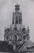 Kupole zámeckého chrámu P. Marie v roce 1908.
